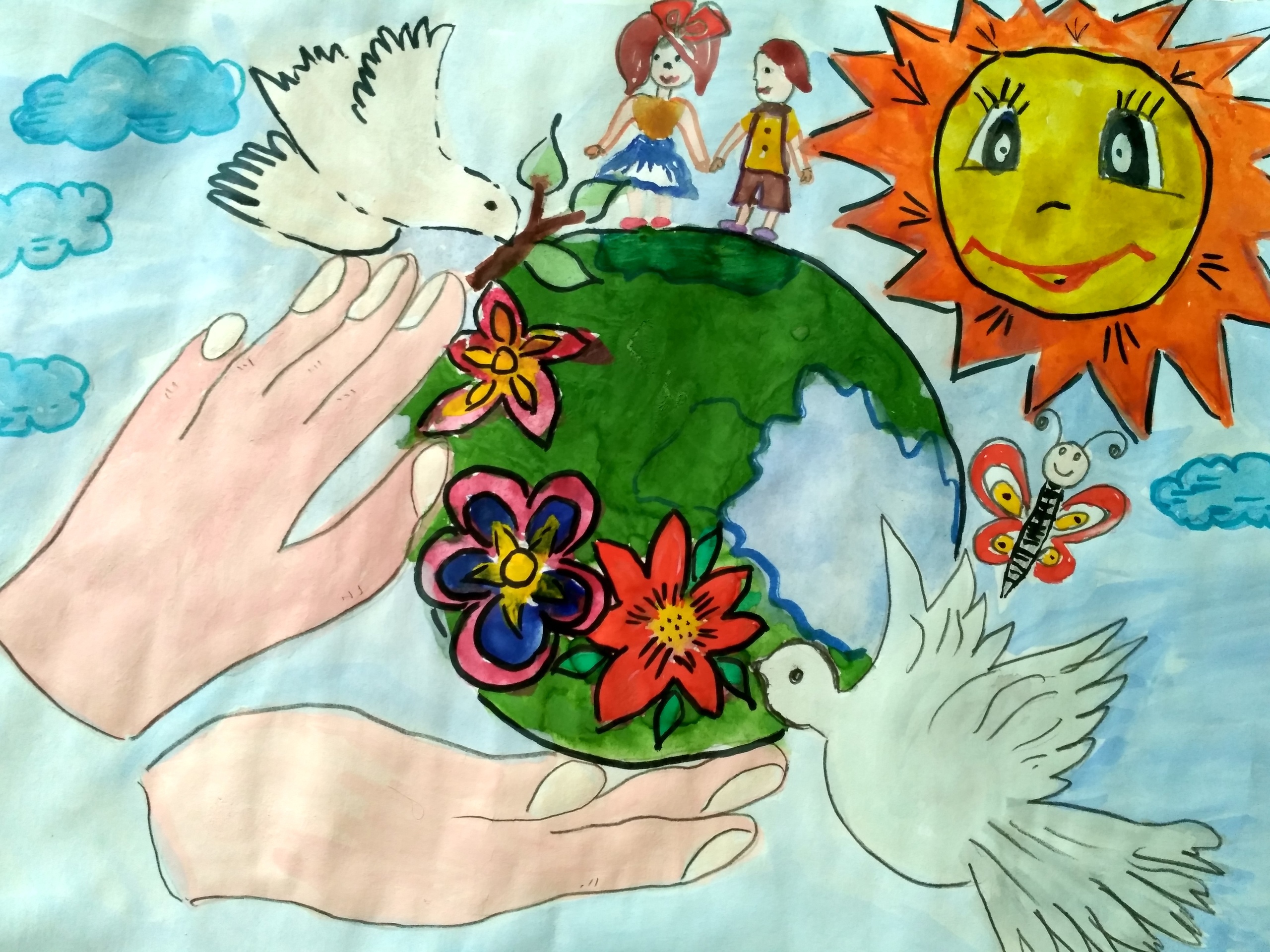 Конкурс детского рисунка «Я рисую мир!», приуроченный ко Дню солидарности в  борьбе с терроризмом – БУКОО “Орловский областной центр народного  творчества”